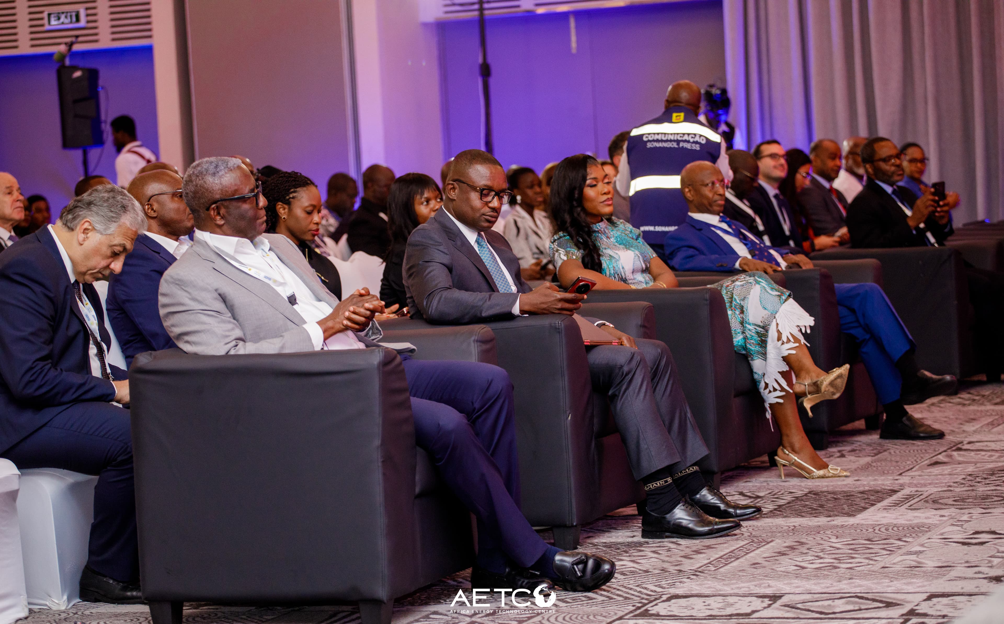 Attendees networking at the Africa Energy Technology Conference